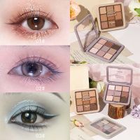 ☈ NOVO 9 Colors Eyeshadow Palette Pearlescent Matte Earth Color Eye Shadow Makeup Palette Waterproof Korean Makeup