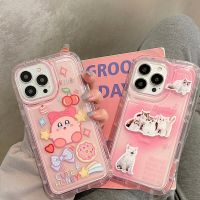 Cute Cartoon Clear Phone Cases for Samsung S23 Ultra S22 S21 Plus S21 FE Case for Galaxy S 21 S20 FE Note 20 Airbags Soft Cover Phone Cases
