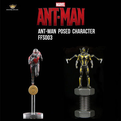 แอคชั่นฟิกเกอร์ Marvel Ant Man Mini 1ชิ้น,ของเล่นหุ่นอะนิเมะน่ารักตกแต่งด้วย PVC กล่องของขวัญวันเกิดสำหรับเด็กขนาด6.5ซม.