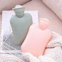 Heating Silicone Hot Water Bottle Wide Mouth Cute Gift for Women Warm Supplies Screw Feel Comfortable Practicality Bouillotte