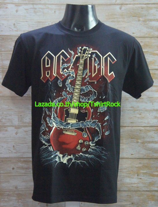 เสื้อวง-ac-dc-acdc-เอซี-ดีซี-ไซส์ยุโรป-เสื้อยืดวงดนตรีร็อค-เสื้อร็อค-acd1859-ลายเต็มเกือบovp