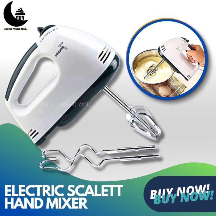Scarlett 7 Speed Electric Hand Mixer, Professional Electric Whisks