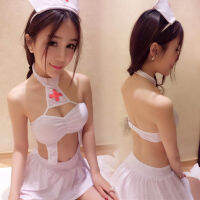 Pure and cute nurse clothes, white short skirt suit, role-playing game, real-life erotic underwear MTEV