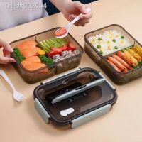 ▪ Transparent Lunch Box For Kids Food Storage Container With Lids Leak-Proof Microwave Food Warmer snacks bento box japanese style