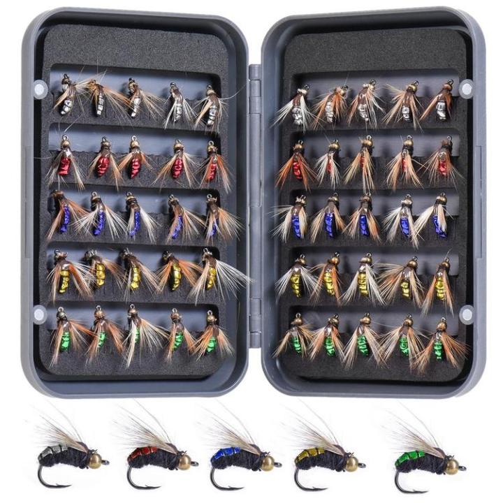 bionic-lure-hooks-for-fishing-50-pcs-realistic-fly-bait-novelty-bionic-fishing-bait-hook-durable-barbed-sharp-hooks-for-fishing-lovers-outdoor-lovable