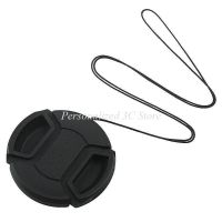 37 43 46 49 52 55 58 62 67 72 77 82mm Center Pinch Snap On Cap Cover Lens Cap for Canon/nikon Lens Cover with Anti Lost Rope