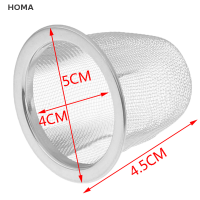 HOMA แผ่นกรองชาสแตนเลสสตีลชงชากาน้ำชาชาใบเครื่องเทศตัวกรอง