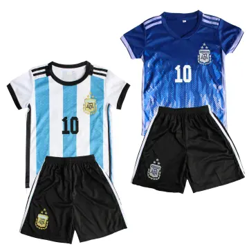 ❍❀✒ LJ8.1 Kids Football Jersey Set 2022 World Cup Argentina