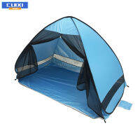 CUIXI Pop Up Light Weight Tents UV50+ SPF Sun Protection Ultralight Water Proof Family Camping Tent With Storage Bag