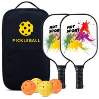 ✲ Colorful splash ink racket carbon fiber 2-racket suit outdoor sports Usapa Pickleball Paddle