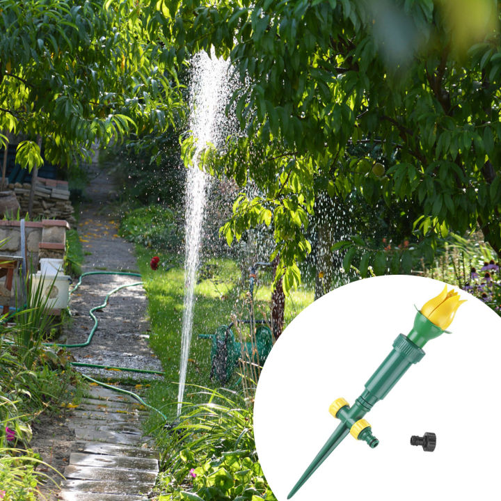 hji-สปริงเกอร์น้ำในสวนติดตั้งง่ายสปริงเกอร์สนามหญ้ารูปทรงสร้างสรรค์สำหรับรดน้ำในสวนกลางแจ้ง