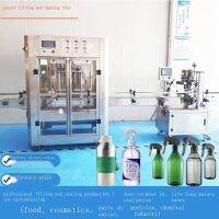 Three-year warranty Essential oil bubble water filling capping machine filter check valve magnetic pump peristaltic pump