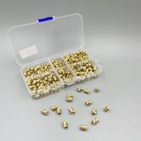 ♞◕✣ Brass Hot Melt Heat Insert Nuts Kit M2 M2.5 M3 M4 M5 M6 Thread Embedment Copper Nut Pressed Fit into for 3d printer Plastic Case