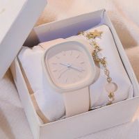 Milk tea color watch ins high-looking student girl model summer forest style junior high school simple small fresh niche design