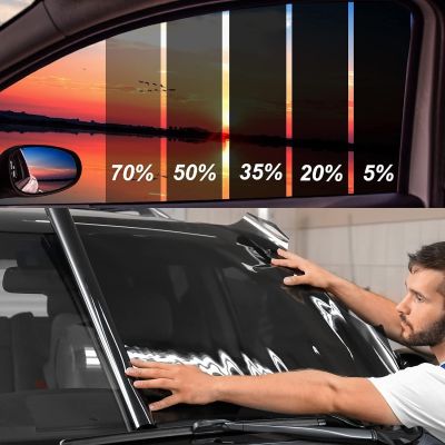 hot【DT】 Window Tint Film for CarsWindow Privacy Film   UV Block and Scratch ResistantBlackout Car Windshield