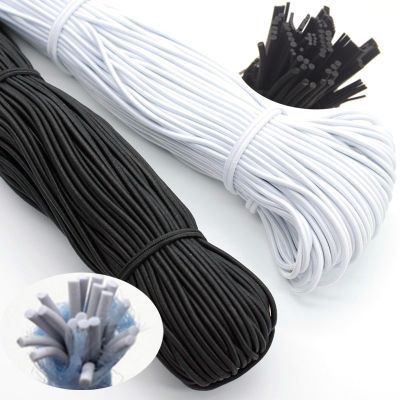✆ 1/2/3/4/5mm High-Quality Round Elastic Band Cord Rubber Band Sewing Garment Craft Supplies Elastic for DIY Sewing Accessories