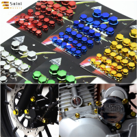 Saini Free Shipping 30PCS/Set Motorcycle Modification Accessories Head Screw Cover Decorative Parts for Yamaha Kawasaki Honda