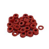 100pcs 19mm x 10mm x 3mm Silicone O Ring Seal Gaskets Red for Pipe Tube Hose Gas Stove Parts Accessories