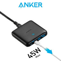 Anker 543 Powerport Atom III 65W Slim USB C Charger PIQ 3.0 &amp; GaN 4-Port Slim Fast Charger สําหรับ iPhone 14/13 Series