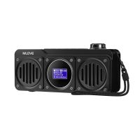 MLOVE BV810 Portable Bluetooth Speaker with FM Radio Waterproof Speaker LCD Screen Display HD Free Call Micro SD Card Slot