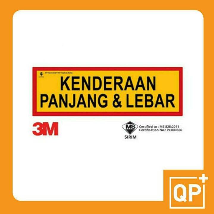 3M ORIGINAL LORRY REFLECTIVE STICKER KENDERAAN PANJANG & LEBAR (745 x