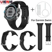 [HOT EWSGWJKKAI HOT] สายเดิมสำหรับ Garmin Swim Watch Smartwatch Garmin สายรัดข้อมือซิลิโคนเดิมสำหรับ Garmin Swim Watch สายรัดข้อมือ GPS