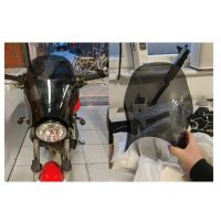 Windscreen สำหรับ Kawasaki Z900RS Z 900฿ W800 W650 W 800 650 ZR7 ZR-7 750 ER5 ER-5 ER 500 Twister หน้าจอกระจกหน้ารถสีเทา