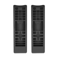 2X Silicone Case Remote Control Protective Cover Suitable TV BN59 AA59 Series Remote Control Black