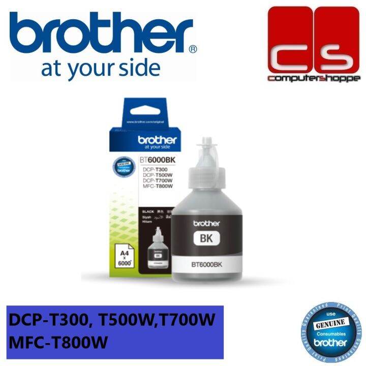 Brother Bt6000bk Genuine Ink Bottle Lazada