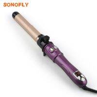 SONOFLY 28Mm 32Mm Electricity Hair Curler Automatic Rotation Hair Curl Irons With LCD  Temperature Control 100℃ To 230℃ JF-192