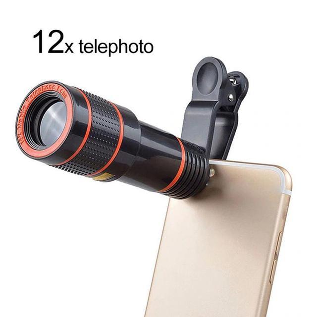 8x-12x-optical-zoom-mobile-phone-lens-telephoto-macro-camera-lenses-universal-selfie-tripod-with-clip-wide-angle-camera-lens-kit