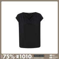 G2000 เสื้อเบลาส์ผ้ายืดผู้หญิง ทรงหลวม (LOOSE FIT) รุ่น 3624173899 BLACK