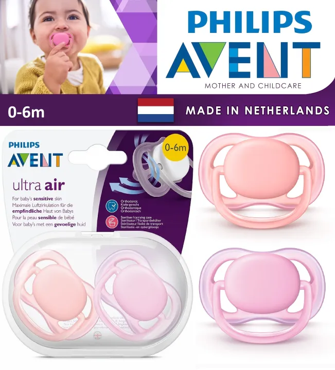 Philips Avent Ultra Air Orthodontic Pacifier, 06 months pacifiers