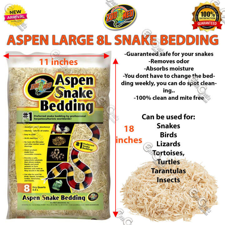 Aspen Snake Bedding For Bearded Dragon Zoo Med Aspen Snake Bedding