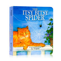 A little spider the itsy Bitsy Spider original English picture book paperboard Book Classic nursery rhyme Liao Caixing book list positive energy music literacy training English Enlightenment early childhood nursery rhyme parent-child reading picture book