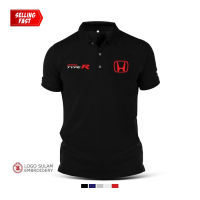 เสื้อยืดโปโล Sullam Honda Type R เทอร์โบ VTEC รุ่น Civic Integra RS K20A Baju Lelaki Motorsport เสื้อยืด Jahit