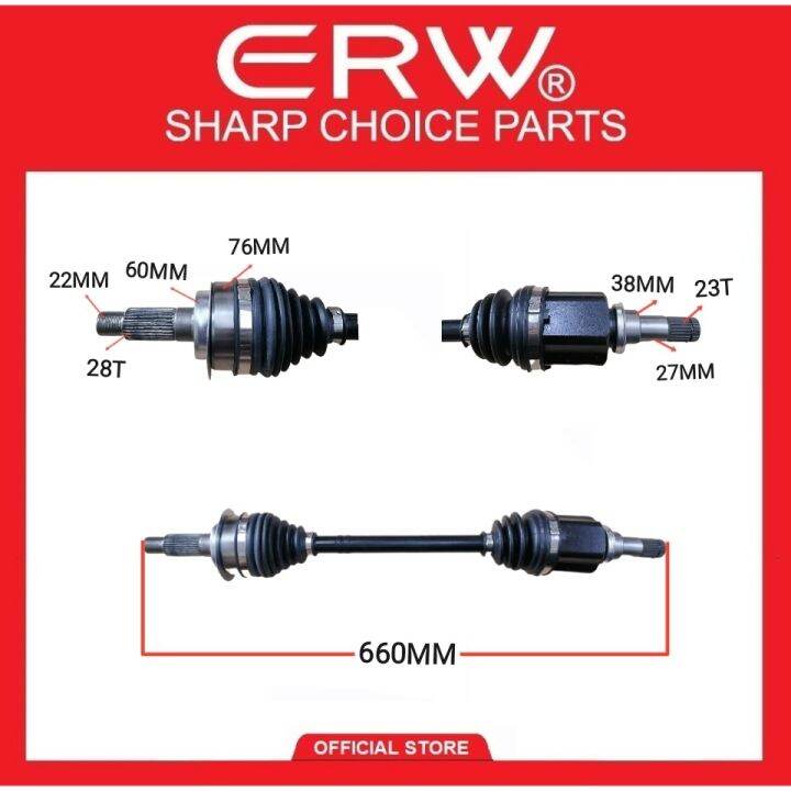 DRIVE SHAFT ASSEMBLY Replacememt Part No (44102M60M30) SUZUKI ERTIGA