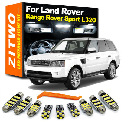 ZITWO 18Pcs Complete LED ภายในโดมประตูชุดไฟสำหรับ Land Rover Range Rover Sport 1 MK1 I L320อุปกรณ์เสริม2005-2013