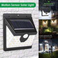 ​ solar light ไฟติดผนัง โคมไฟโซล่าเซลล์ ไฟ LED ไฟฉุกเฉิน Solar เซ็นเซอร์ 3 โหมด 40 LED ( 28+6+6) ใช้พลังงานแสงอาทิตย์ ปิด-เปิด อัตโนมัติ กันน้ำ ทนแดด