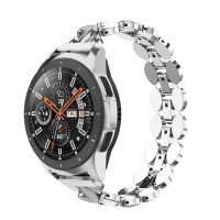 ♘∏┇ Fran-cxs1 Stainless Steel Watch Band for Samsung Galaxy Watch 42mm Bracelet Wristband Women Metal Strap for Galaxy Active 2 40mm