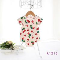 Fashion Girl Summer Sweet Cherry Jumpsuit Rompers baby outfit dress Cotton Clothes newborn baby costume toddler romper 0-18M