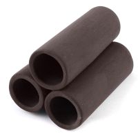 3 Pcs Brown Ceramic Shelters - Shrimp Habitat, Breeding Tube, Cave