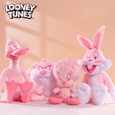 Looney Tunes บักส์บันนีตุ๊กตาหนานุ่มหุ่นแอ็คชั่นนกทวิตตี้กระต่ายโลล่าแดฟฟี่ดั๊กอนิเมะการ์ตูนตุ๊กตาของเล่นของขวัญตุ๊กตา