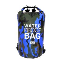 Waterproof Swimming Bag Dry Sack Camouflage Colors Fishing Boating Kayaking Storage Drifting Rafting Bag 5L 10L 20L