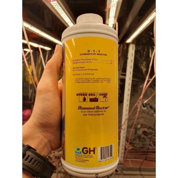 ready-stock-general-hydroponics-diamond-nectar-ขวดแท้1quart-กรดฮิวมิกเกรดพรีเมี่ยม-ช่วยปรับปรุงการดูดซึมอาหารของพืชมีบริการเก็บเงินปลายทาง