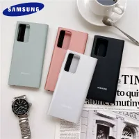 New For Samsung Galaxy Note20 Ultra 5G Smart Clear View Flip Case Note20 Ultra Intelligent High Quality Leather Protector Covel
