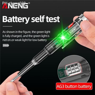 Intelligent Voltage Tester Pen Screwdriver 24-250V Voltage Detector Beeping Pen Circuit Tester Professional Electrician Tools