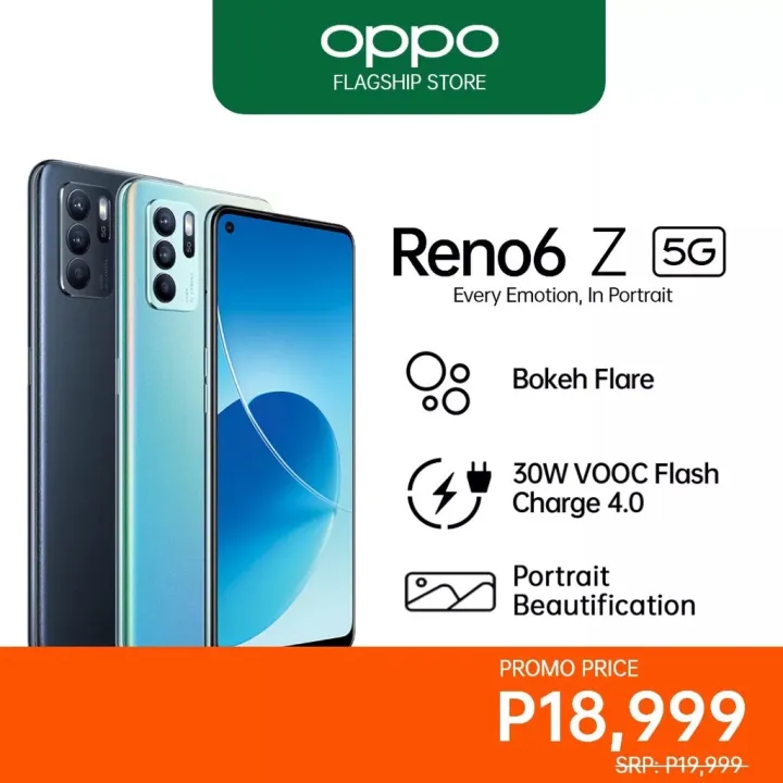 Uj Oppo Reno6 Z 5g 8 128gb Bokeh Flare Portrait Stylish And Sleek Design Smartphone Lazada Ph