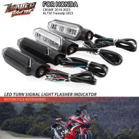 ตัวบ่งชี้กะพริบไฟได้ไฟสัญญาณเลี้ยว LED 1คู่สำหรับ HONDA CB500F CB500X NC750X CRF300L แรลลี่ XL750 Transalp 2023หลอดไฟมอเตอร์ไซค์