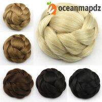 ∈™☊ Oceanmapdz ผมปลอม สีน้ําตาล อินเทรนด์ ผมสังเคราะห์ ฮั่นฝู แชกงอน เจ้าสาว แฮร์พีซ ผมไฟเบอร์ธรรมชาติ ทนความร้อน ผู้หญิง ผมตรง Chignon